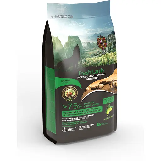 Сухий корм Ambrosia Mediterranean для дорослих собак усіх порід з ягням 100 г - фото 2