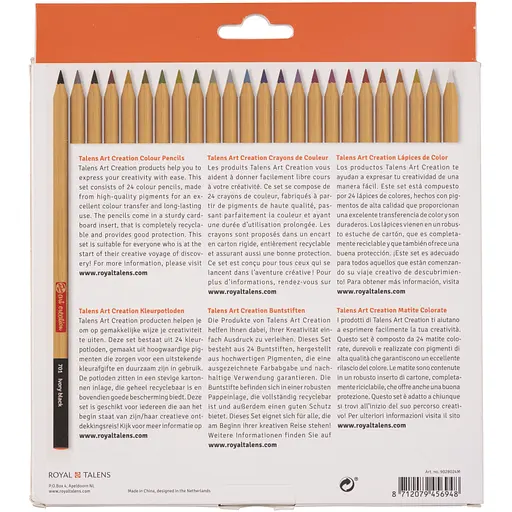 Набір кольорових олівців Talens Art Creation 24 шт картон Royal Talens - фото 2