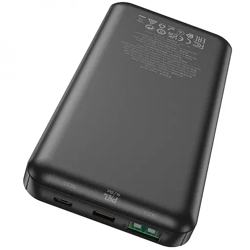 Портативний ЗП Power Bank Hoco J102 Cool figure PD20W+QC3.0 10000 mAh Black - фото 3