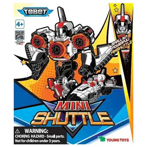 Игрушка-трансформер мини Tobot Детективы Галактики Тобот Шаттл НП (301208) - фото 3