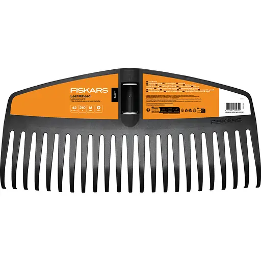 Пластиковые легкие грабли для газонов Fiskars Solid M 42 см (1063089) - фото 2