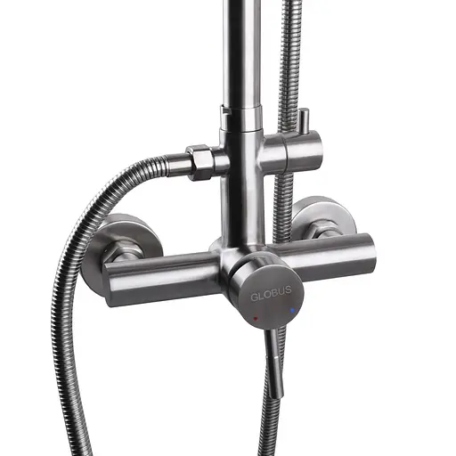 Душова система Globus Lux Alpen SUS-SH-05, Нікель - фото 2