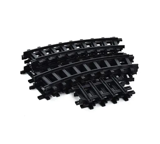 Детская железная дорога MHZ Classic Train со светом, звуком, паромом, длина путей 650 см Черный - фото 2