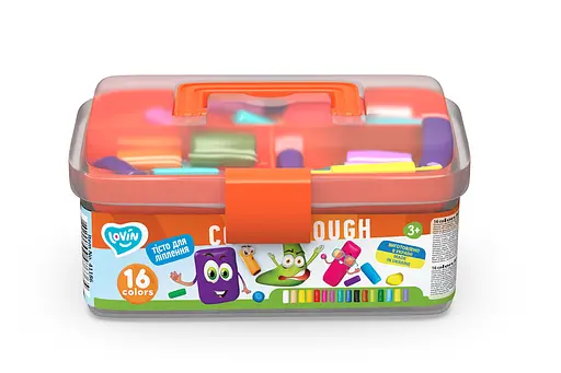 Набір для творчості з тестом 16 colors Box 41186 Lovin у пластиковому боксі (4820199476365) - фото 1