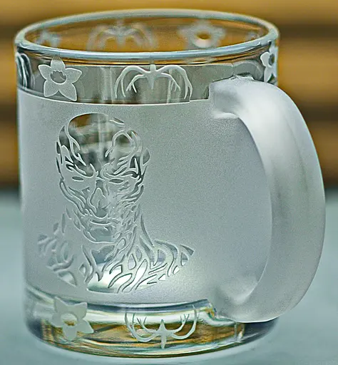 Скляна чашка 320 мл Stranger Things Дивні дива з гравіюванням Подарунок фанату серіалу  Кружка з логотипом векна демогорган - фото 6