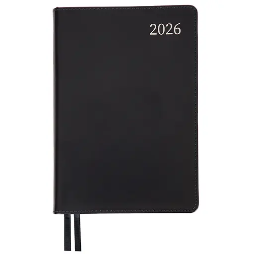 Ежедневник блокнот А5 Leo Planner датированный 2026 Aldento темно-синий 368 страниц (252671)