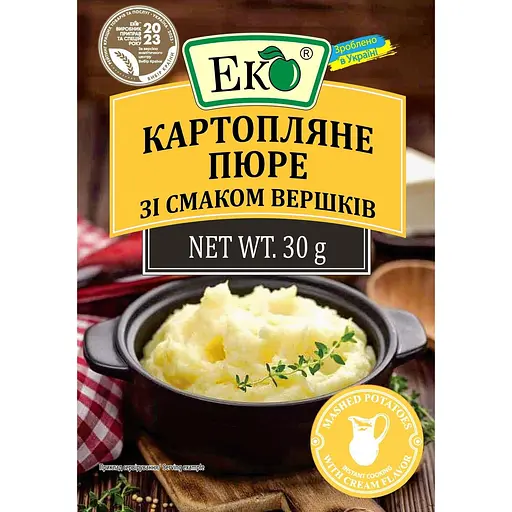 Пюре Эко Большая Ложка картофельное сливочное 30 г (15025) - фото 1