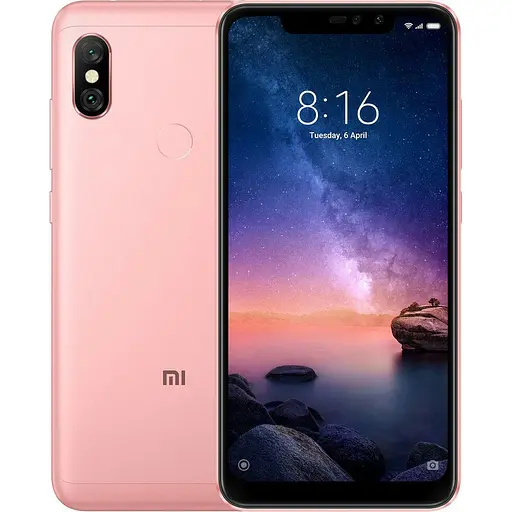 Смартфон Xiaomi Redmi 6 Pro 4/64GB Pink Global Rom Refurbished