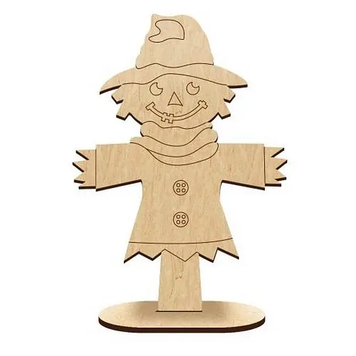 Фигурка для раскрашивания и декорирования "Тыква чучело" Fabrika Decoru FDZ-542 - фото 1