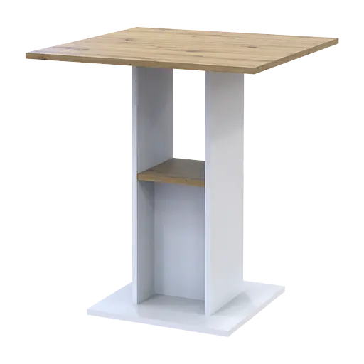 Стіловий стіл Doros Коуд Білий/Дуб Артізан 70х70х74 (41510131) - фото 5