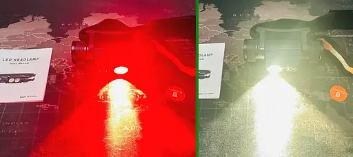 Тактический налобный фонарь Sofirn H25LR с красным светом 660лм (3000 мАч) - фото 4