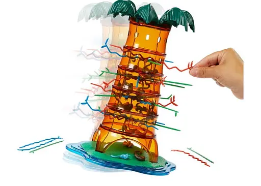 Настольная игра Mattel Обезьянки-акробатки на дереве (Tumblin' Monkeys) (HTW65) - фото 3