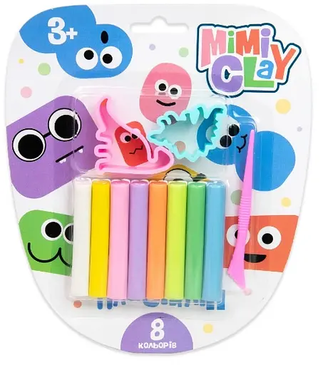 Набір для творчості Mimi Clay, 8 кольорів, Strateg