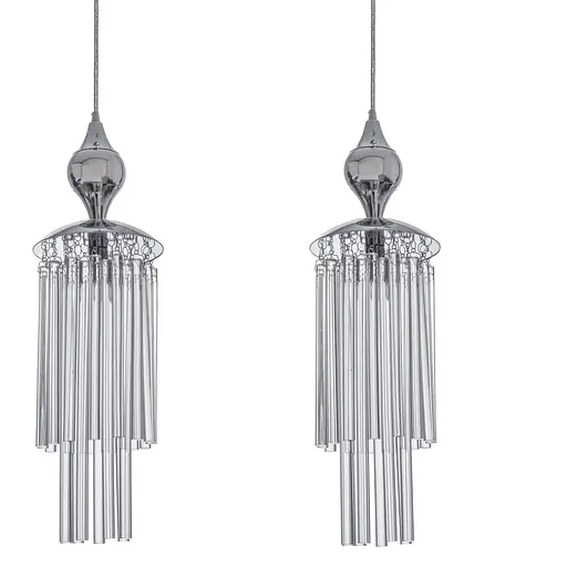 Люстра подвесная Brille галогенная G9 40W CH (BR-01301S/3) - фото 2