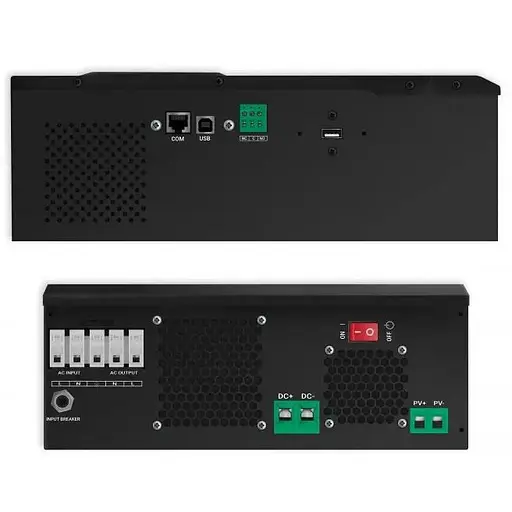 Солнечный инвертор Green Cell INVSOL02 24/230 В (3000/6000 Вт) MPPT гибридный - фото 2