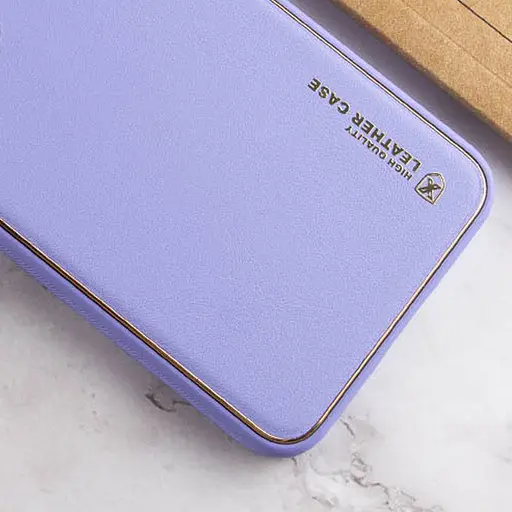 Чехол Epik кожаный Xshield для Xiaomi Redmi 13Coco C65 Сиреневый/Dasheen - фото 2