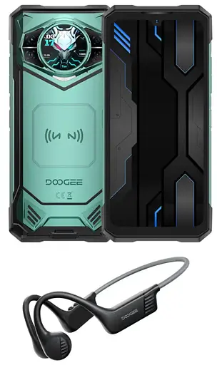 Смартфон Doogee S200X VIP Green - фото 3