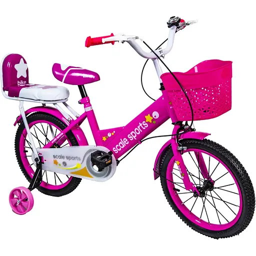 Велосипед дитячий Scale Sports 16 дюймів рожевий 231894