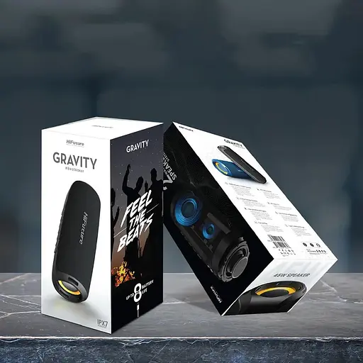 Портативна акустика HiFuture Gravity 45W Black (gravity.black) - фото 2