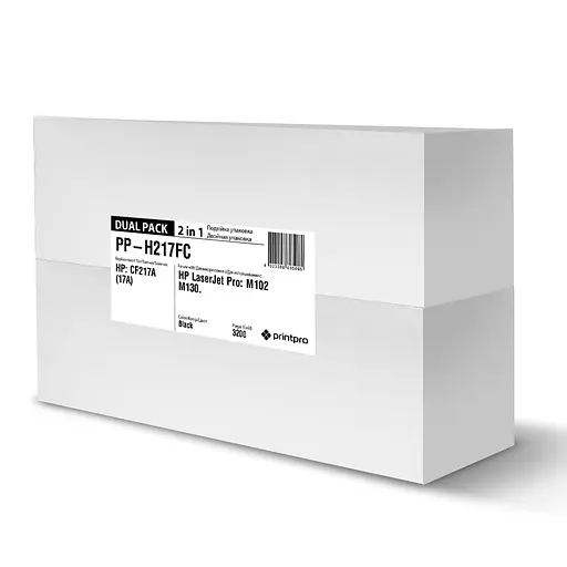 Картридж PrintPro для HP CF217A DUAL PACK (PP-H217FC)