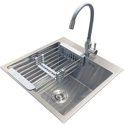 Комплект мийка + змішувач Romzha Arta U-450 (C)