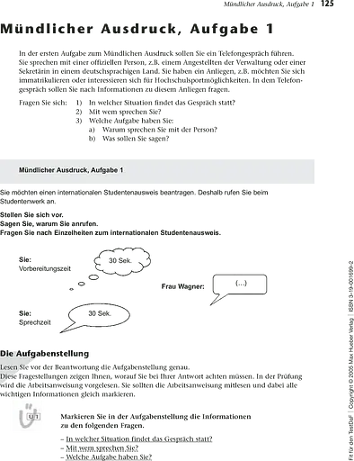 Fit für den TestDaF mit Audio-CDs und Lösungheft - фото 4