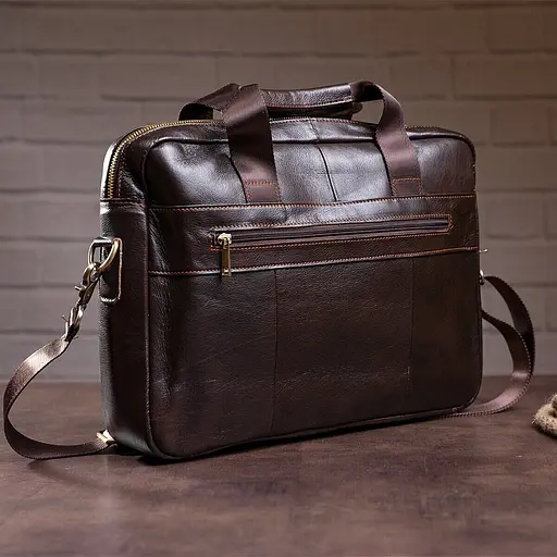 Сумка чоловіча під ноутбук Vintage 40х31х6,5 см sum0028932 - фото 6