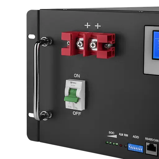 Акумулятор LP LiFePO4 48V (51,2V) - 100 Ah (5120Wh) (Smart BMS 100A) з LCD RM - фото 5