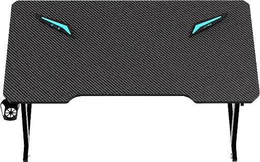 Геймерский компьютерный стол GT Racer T-1213, 120x60x73 Black (T-1213 (120x60x73) Black) - фото 6