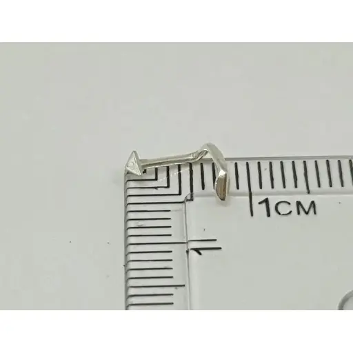 Серебряная серьга-пирсинг в нос Dear. 1021С - фото 2