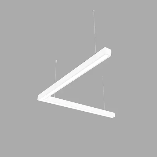 Кутовий світлодіодний світильник X-LED 80ВТ білий (815*800*43) LSNA-80w - фото 1