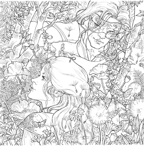 Двір шипів і троянд. Розмальовка - фото 15