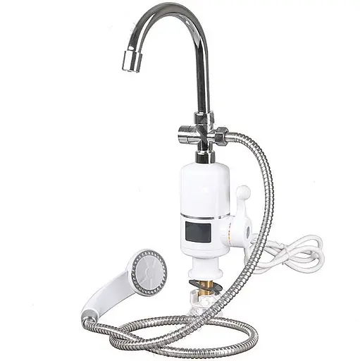 Проточный водонагреватель Wezer SDR-B05ST ванна с датчиком температуры - фото 1