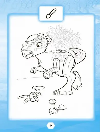 LEGO® Jurassic World™ Розважайся та малюй. Книжка зі стікерами - фото 6