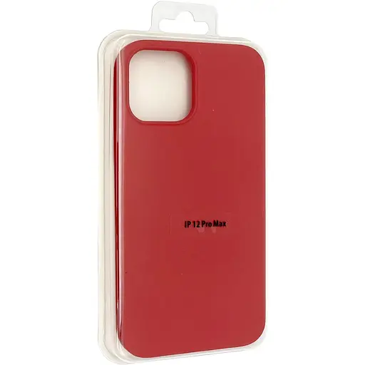 Чехол-накладка Molan Cano Silicone Hana SF Jelly для Apple iPhone 12 Pro Max 6.7" (red) - фото 10