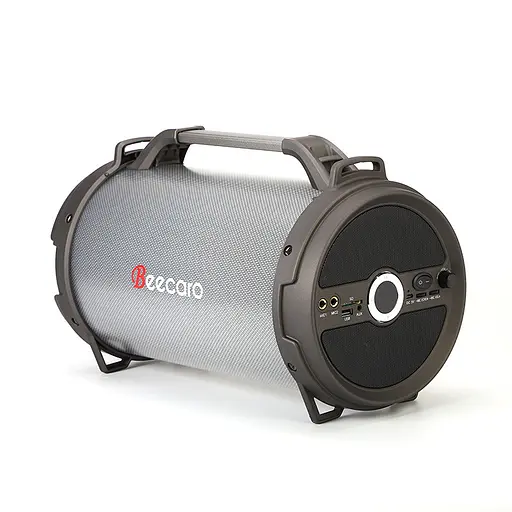 Акустика-караоке Bluetooth Beecaro with RGB Light RX28 BT5.0, 18W, FM, AUX, TF (403x214x252mm) - фото 2