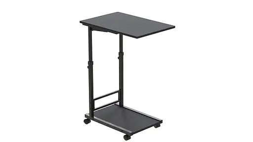 Стіл приставний Френу 62x40x60 метал Чорний ДСП Сосна Кембра 16мм FRD-102507