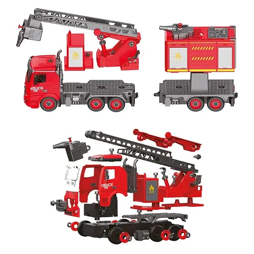 Автоконструктор Otamanko 3-в-1 Пожарная служба Пожарная лестница - фото 3