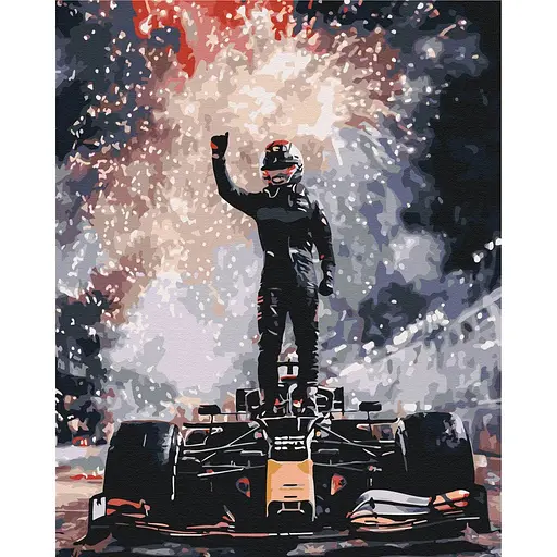 Картина за номерами на підрамнику Brushme Гран-прі мрії