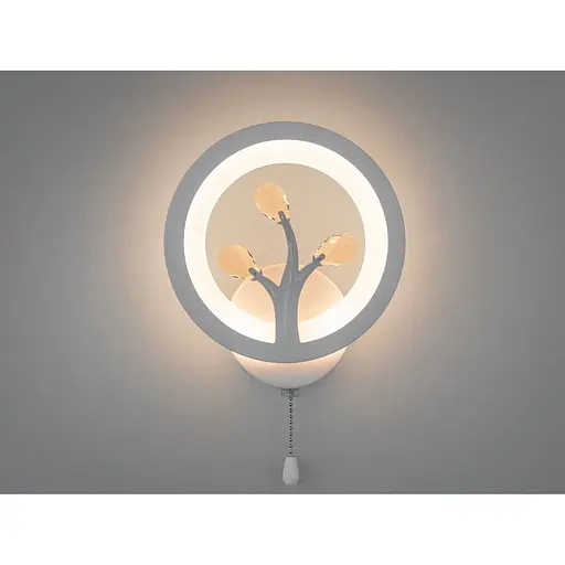 Світлодіодний приліжковий декоративний світильник Romin 16W білий - фото 1