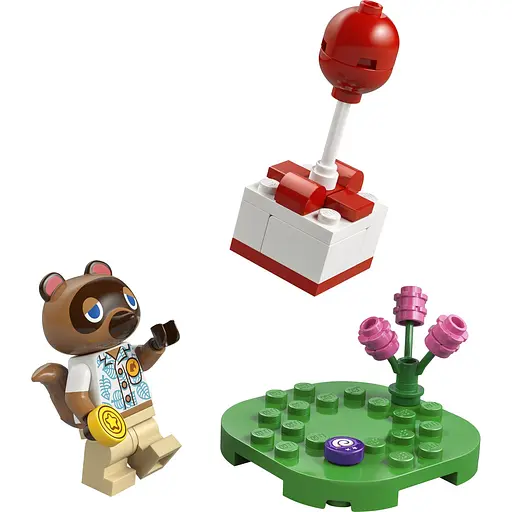 Конструктор LEGO Animal Crossing Том Нук и летучий подарок 33 детали (30731) - фото 2
