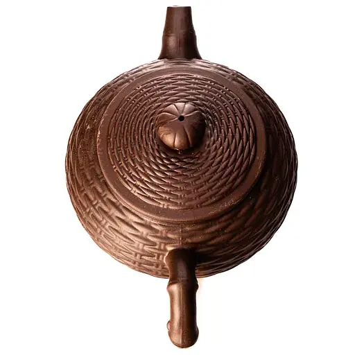 Иссинский чайник Ротанг, 550 мл - Коричневий - фото 4