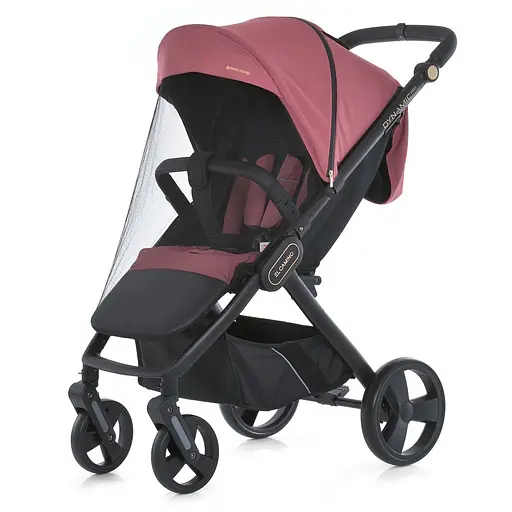 Детская прогулочная коляска-книга El Camino ME 1053-3 Dynamic Pro Dusty Rose Темно-розовая - фото 3
