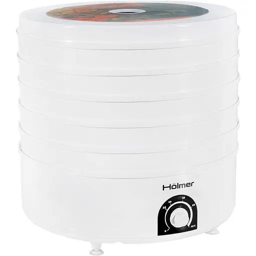 Сушарка овочів та фруктів Holmer HFD-51W 520W White