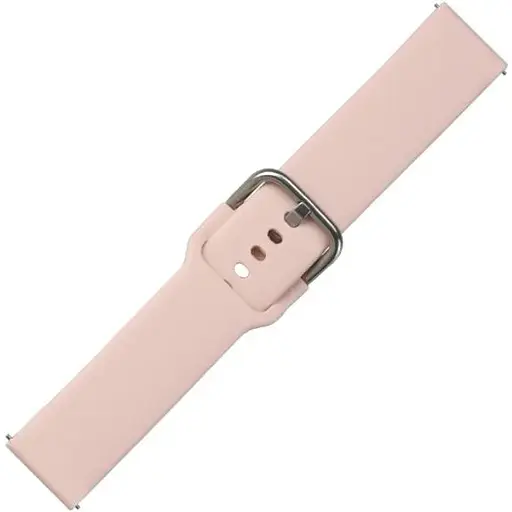 Ремешок DK CDK для Garmin Forerunner 255 / 255 Music "L" 22mm Silicone Sport Band Classic (011018) (pink) - фото 5