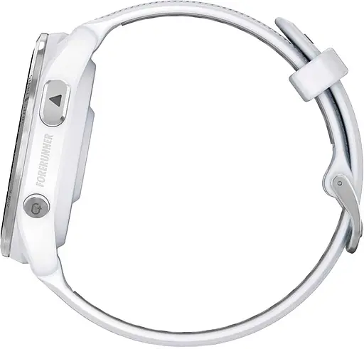 Смарт-годинник Garmin Forerunner 965 Titanium Bezel w. Whiteston Case and Whiteston/Powder Gray S. Band (010-02809-01) - фото 4