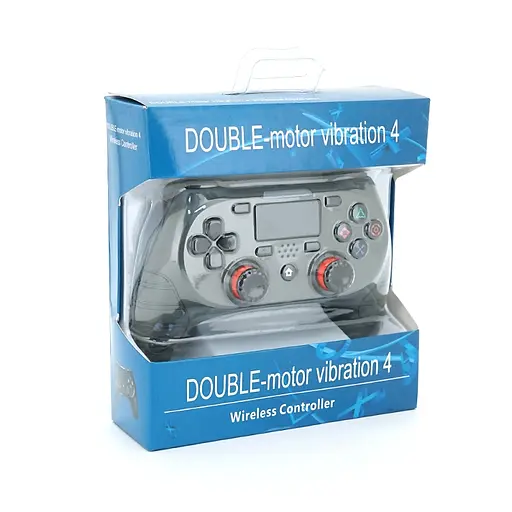 Беспроводной геймпад Brazzers S8-P для PS4 с вибрацией серый - фото 5