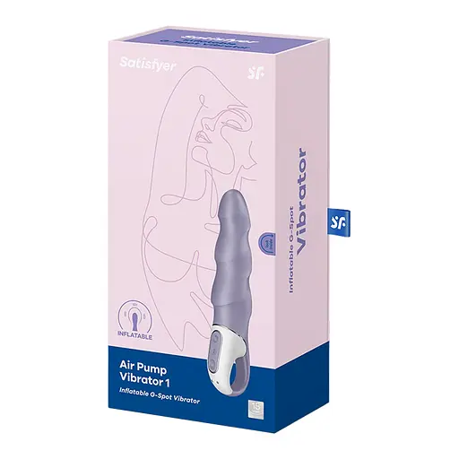Вібратор Satisfyer Air Pump 1 20.4 см бузковий - фото 7