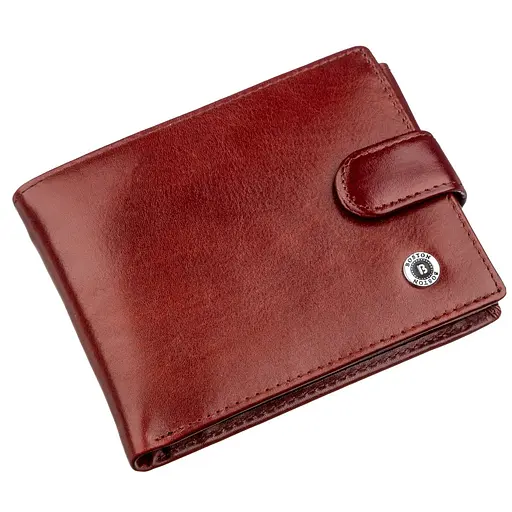 Мужской кожаный кошелек Boston 13х10 см acs0015382 - фото 1
