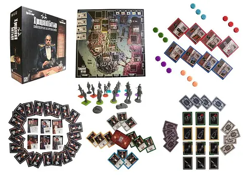 Настільна гра Планета Ігор Хрещений батько. Імперія Корлеоне (The Godfather: Corleone's Empire) (укр.) (pi013) - фото 12